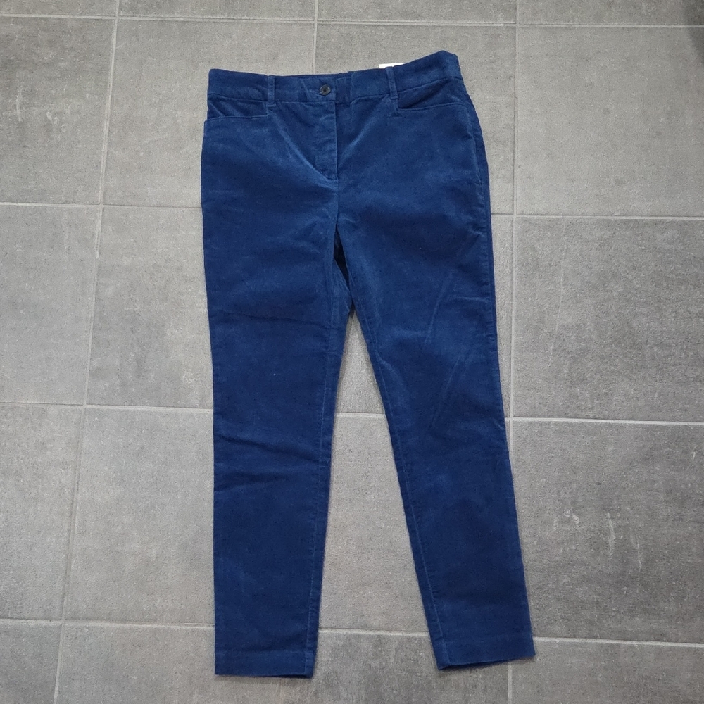 Loft Sutton Skinny Velvet Pants